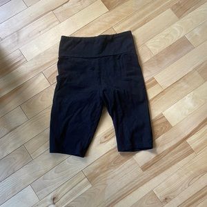 Black biker shorts